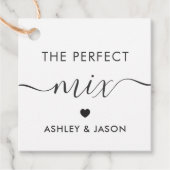 パーフェクトミックス スパイスまたはトレイルミックス ギフトタグ、クラフト フェイバータグ (正面)