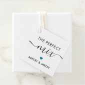 パーフェクトミックス スパイスまたはトレイルミックス ギフトタグ, ティール フェイバータグ (インサイチュ)