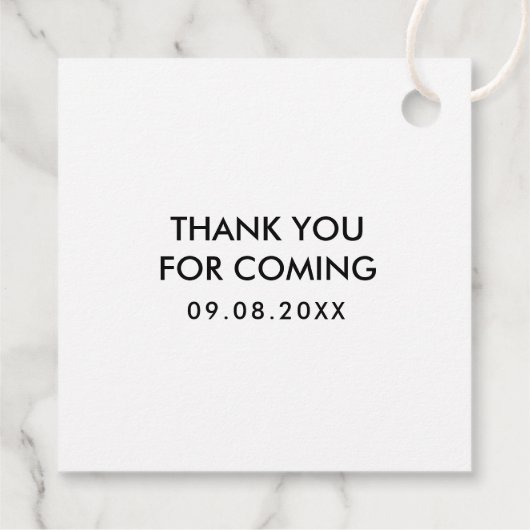 パーフェクトミックス スパイスまたはトレイルミックス ギフトタグ、ピンク フェイバータグ (裏面)