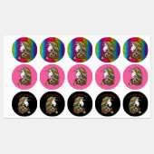 パーフェクトユニコーン誕生日サプライズ ラベル (シート)