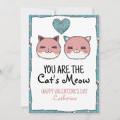 パーフェクトラブキャッツニャーバレンタインデー シーズンカード (正面)