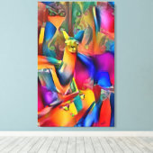 パーフェクトラマライド抽象芸術油オンキャンバス キャンバスプリント (インサイチュ (ウッドフロア))