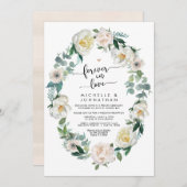 パーフェクト春ロマン結婚ティックの駆け落ち 招待状 (正面/裏面)