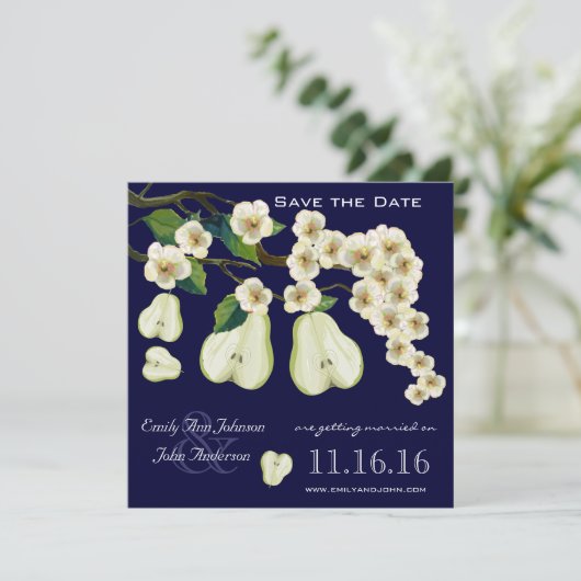 パーフェクト梨の開花ブランチ・ウェディングのご案内 招待状 (スタンド正面)