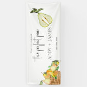 パーフェクト梨 – カップル大歓迎ビニールバナー 横断幕 (縦)