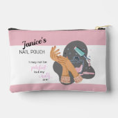 パーフェクト爪、 ネイルパーソナライズされたアクセサリーバッグ アクセサリーポーチ (裏面)