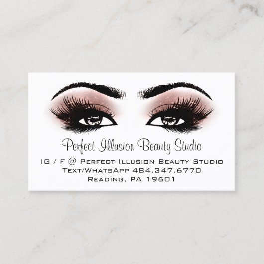 パーフェクト美しいスタジオサービスラッシュバラ 名刺 (正面)