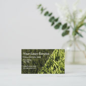 パーフェクト芝刈りサービス 名刺 (スタンド正面)