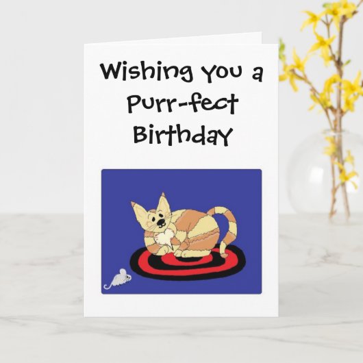 パーフェクト誕生日 カード (黄色い花)