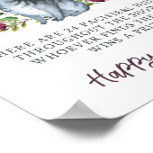 パーフェクト赤ちゃんシャワーおしゃぶり狩りゲーム ポスター (角)