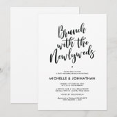 パーフェクト・カ結婚リグライポストのブルンチ招待状 招待状 (正面/裏面)