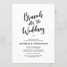 パーフェクト・カ結婚リグライポストのブルンチ招待状