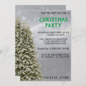 パーフェクト，クールクリスマスパイン招待状 招待状 (正面/裏面)