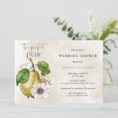 パーフェクト・ナシ・カップルのウェディングシャワー 招待状 (スタンド正面)