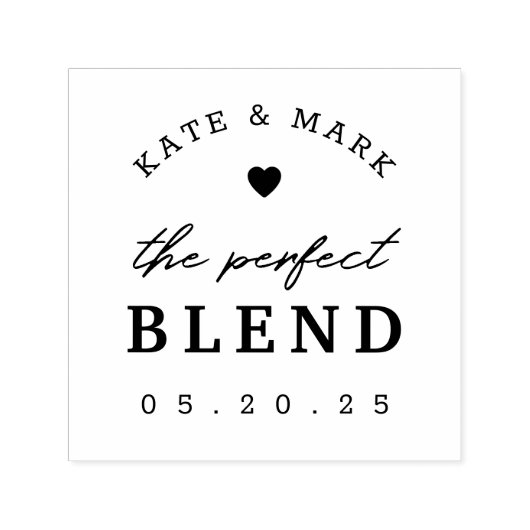 パーフェクト ブレンド 結婚式の引き出物 セルフインキングスタンプ (デザイン)