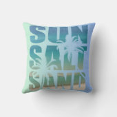 パーフェクト・ママの日のプレゼント!ビーチイデザイン クッション (裏面)