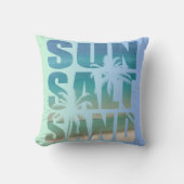 パーフェクト・ママの日のプレゼント!ビーチイデザイン クッション (正面)