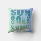 パーフェクト・ママの日のプレゼント！ビーチイデザイン クッション (裏面)