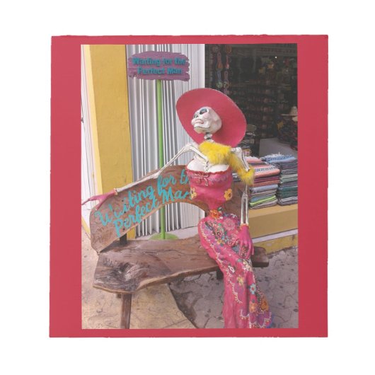 『パーフェクト・マン』を待ち望む ノートパッド (正面)