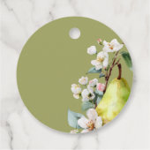 パーフェクトPearフローラブライダルシャワー フェイバータグ (裏面)