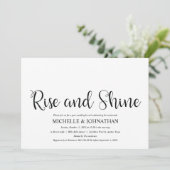 パーフェク素朴トポス結婚トズブランチ招待状 招待状 (スタンド正面)