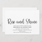 パーフェク素朴トポス結婚トズブランチ招待状 招待状 (正面/裏面)