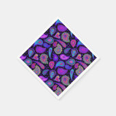 パーフェルかわいらしプルペイズリー スタンダードカクテルナプキン (角)