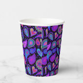 パーフェルかわいらしプルペイズリー 紙コップ (右)