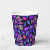 パーフェルかわいらしプルペイズリー 紙コップ (正面)