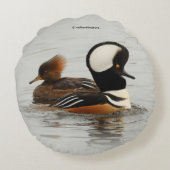 パーフード付きメルガンスの集会 ラウンドクッション (裏面)