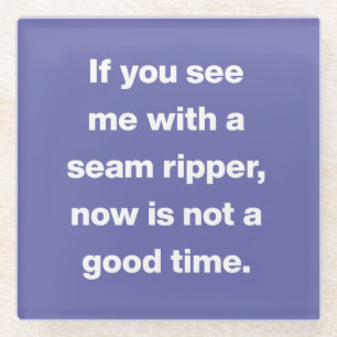 パープおもしろいルのキルター引用文 ガラスコースター