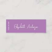 パープはっきりしたルモダン大学院生卒業 コーリングカード (正面)