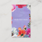 パープはっきりしたル色彩の鮮やかポップ・アートのフローラシッモダンク 名刺