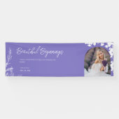 パープエレガントラブアーチ結婚のデザイン 横断幕 (横)