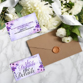 パープエレガントリ結婚のWebサイトエンクロージャカード エンクロージャーカード