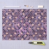 パープエレガントルグラデーションフォイル&金ゴールドマーメイドはかりで測 薄葉紙 (クラフト)