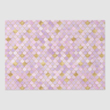 パープエレガントルグラデーションフォイル&金ゴールドマーメイドはかりで測