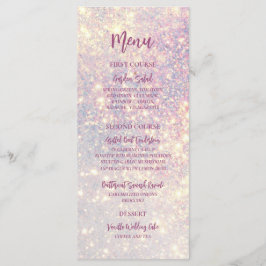 パープエレガントルグリッタースパークル結婚ズ メニュー