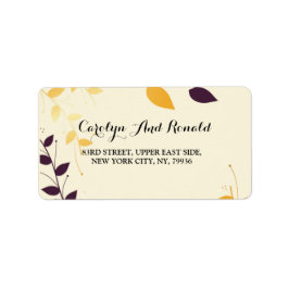 パープエレガントルゴールデン葉ズ ラベル