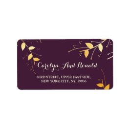 パープエレガントルゴールデン葉ズ ラベル