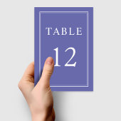 パープエレガントルフォーマル・ラベンダーズ結婚ーズ テーブルナンバー