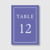 パープエレガントルフォーマル・ラベンダーズ結婚ーズ テーブルナンバー