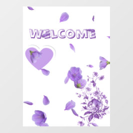 パープエレガントルフローラムーン結婚ズユニティキャンドルセ ウィンドウサイン