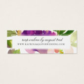 パープエレガントルフローラ結婚ズWebサイトRSVP (正面)