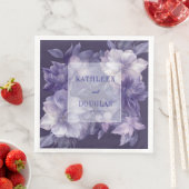 パープエレガントルフローラ結婚ナプキン (インサイチュ)