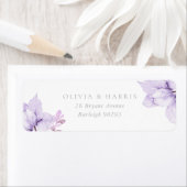 パープエレガントルフローラ結婚差出人住所 ラベル (インサイチュ)