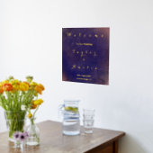 パープエレガントル結婚の歓迎サイン実在金箔 箔ポスター (レイダウン (キッチン))