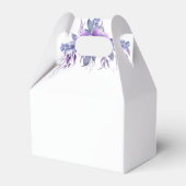 パープエレガントル結婚フローラ素朴ズ フェイバーボックス (裏面サイド)