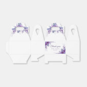 パープエレガントル結婚フローラ素朴ズ フェイバーボックス (折り畳みなし)