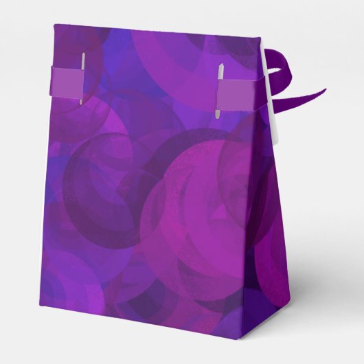 パープエレガントル30歳と誕生日パ気のあるそぶりをしたーティー フェイバーボックス (裏面サイド)